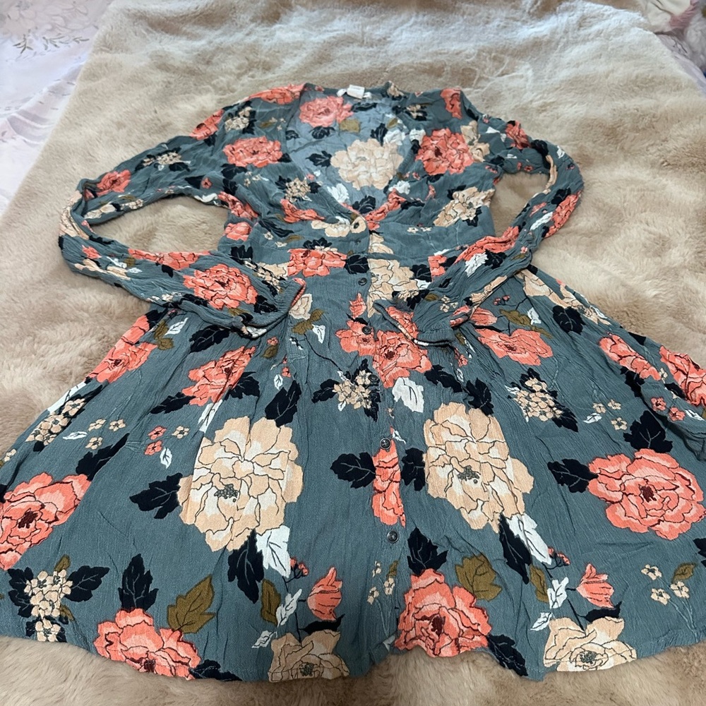 Billabong Multicolor Floral Dress M